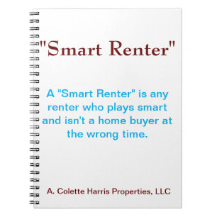 Smart Renter-ontwerp 2-Notitieboek Notitieboek