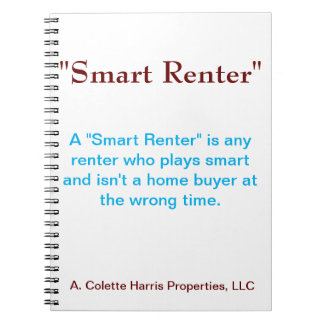Smart Renter-ontwerp 2-Notitieboek Notitieboek
