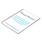 Smart Renter-ontwerp 3-Notitieboek Notitieboek (Linkerzijde)
