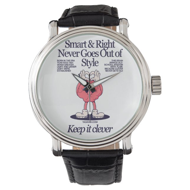 Smart & Right Yada Yahowah Watch Horloge (Voorkant)