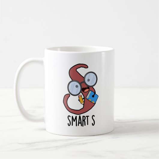 Smart S Funny Alphabet Pun Koffiemok (Links)