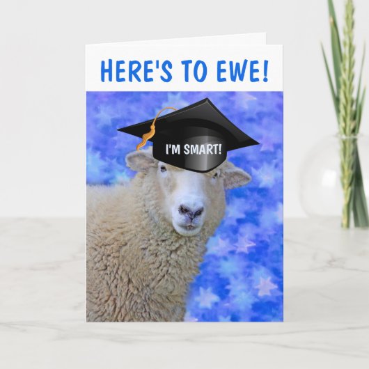 Smart Sheep Afstuderen Kaart (Voorkant)