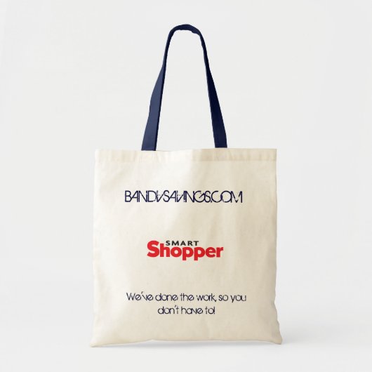 Smart Shopper Bag Tote Bag (Voorkant)