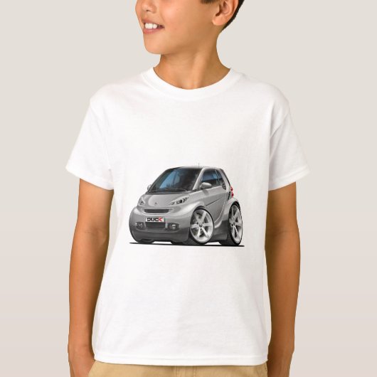Smart Silver Car T-shirt (Voorkant)