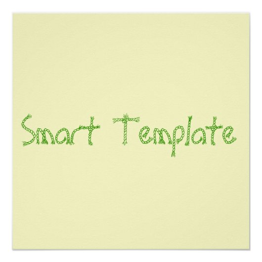 Smart Sjabloon Poster Sjabloon (Voorkant)
