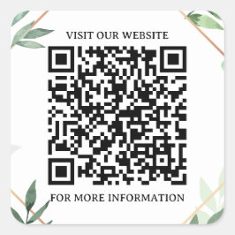 Smart Square: Zakelijke QR Code Sticker