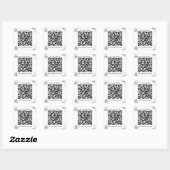 Smart Square: Zakelijke QR Code Sticker (Vel)