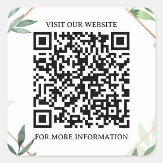 Smart Square: Zakelijke QR Code Sticker