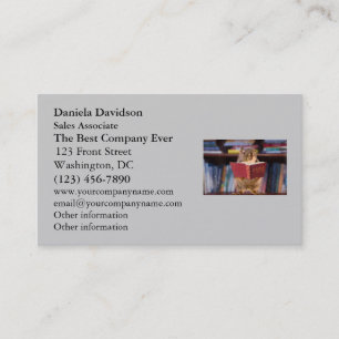 Smart Squirrel Een woordenboek lezen Visitekaartje