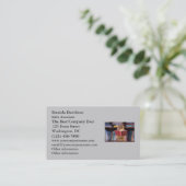 Smart Squirrel Een woordenboek lezen Visitekaartje (Staand voorkant)