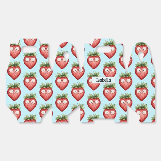 Smart Strawberry  Bedankdoosjes (Ongevouwen)