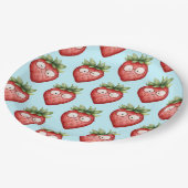 Smart Strawberry  Papieren Bordje (Gekanteld)