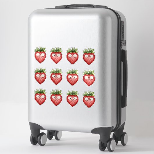 Smart Strawberry  Sticker (Koffer)