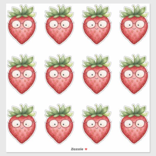 Smart Strawberry Sticker (Vel)
