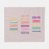 Smart Strong Kind Fleece Deken (Voorkant (Horizontaal))