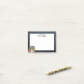 Smart Uil schoolbord gepersonaliseerde leraar Post-it® Notes (Op bureau)