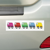 Smart Van Multiple Bumpersticker (Op auto)