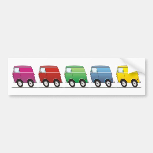 Smart Van Multiple Bumpersticker (Voorkant)