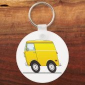 Smart Van Yellow Sleutelhanger (Voorkant)