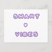 Smart Vibes Quote Text Art Design Briefkaart (Voorkant)