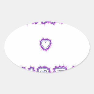 Smart Vibes Quote Text Art Design Ovale Sticker