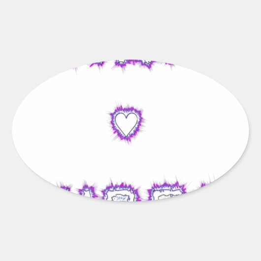 Smart Vibes Quote Text Art Design Ovale Sticker (Voorkant)