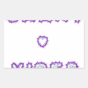 Smart Vibes Quote Text Art Design Rechthoekige Sticker