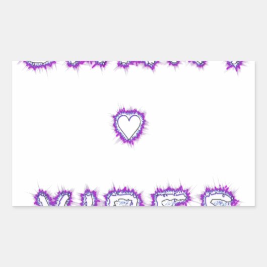 Smart Vibes Quote Text Art Design Rechthoekige Sticker (Voorkant)