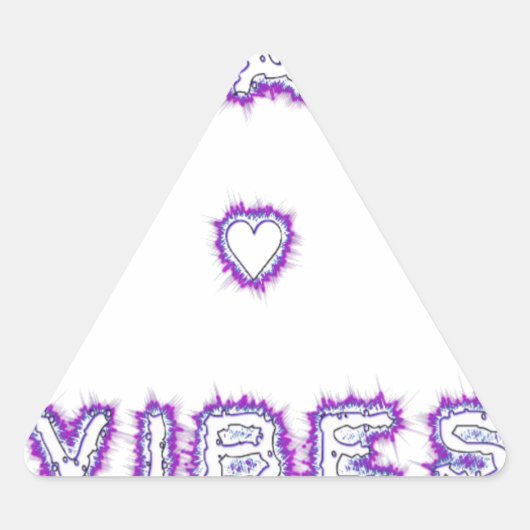 Smart Vibes Quote Text Art Design Sticker (Voorkant)