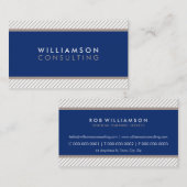 SMART VISITEKAARTJE:: eenvoudige moderne trendy 2 Visitekaartje (Voorkant / Achterkant)