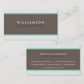 SMART VISITEKAARTJE :: effen modern trendy 5 (Voorkant / Achterkant)