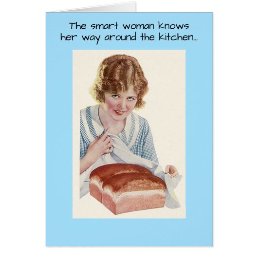 Smart Woman Birthday Celebration Retro Funny Humor (Voorkant)