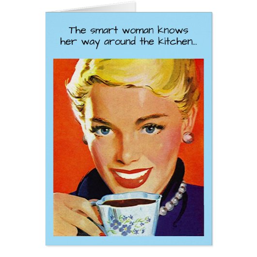 Smart Woman Birthday Celebration Retro Funny Humor (Voorkant)
