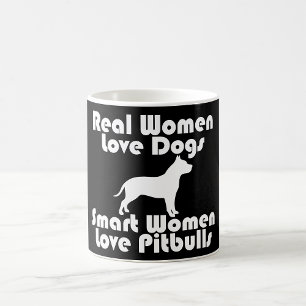 Smart Women Love Pitbulls Koffiemok