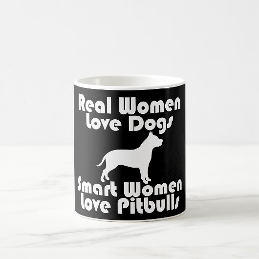 Smart Women Love Pitbulls Koffiemok