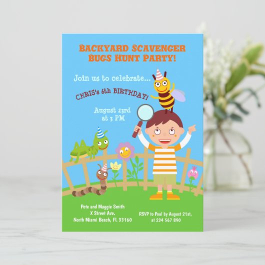 Smartard-partij Kaart (Staand voorkant)