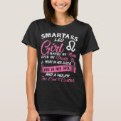 Smartass Leo Girl Horoscope Astrologie T-shirt (Voorkant)