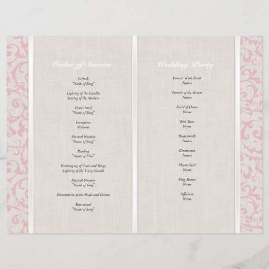 SmartElegance Collectie voor roze bruiloft (Achterkant)