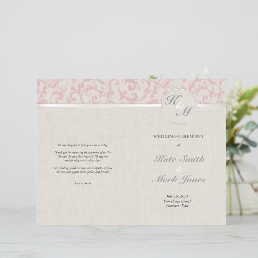 SmartElegance Collectie voor roze bruiloft (Staand voorkant)