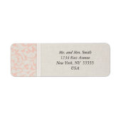 SmartElegance Coral Address Labels (Voorkant)