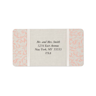 SmartElegance Coral Address Lables Etiket