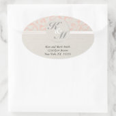 SmartElegance Coral Initialen & de Stickers van he (Tas)