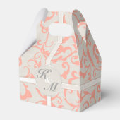 SmartElegance Coral Wedding Favor Boxes Bedankdoosjes (Achterkant)