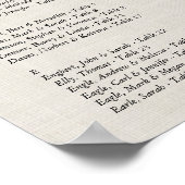 SmartElegance lavendel Bruiloftscollectie Poster (Hoek)