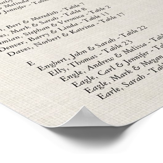 SmartElegance lavendel Bruiloftscollectie Poster (Hoek)