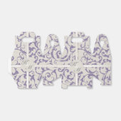 SmartElegance Lavender Wedding Collectie Bedankdoosjes (Uitgevouwen)