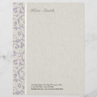 SmartElegance lavender Wedding Collectie Custom Briefhoofd