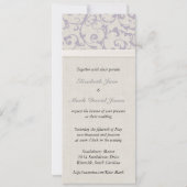 SmartElegance lavender Wedding Collectie Kaart (Achterkant)