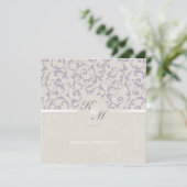 SmartElegance lavender Wedding Collectie Kaart (Staand voorkant)