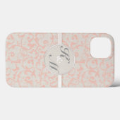 SmartElegance-linnen en koraal Case-Mate iPhone Case (Achterkant (horizontaal))